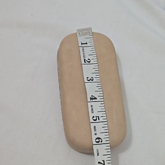 Chloe Tan Cosmetic Bag with Smooth Leather Finish - Picture 3 of 5